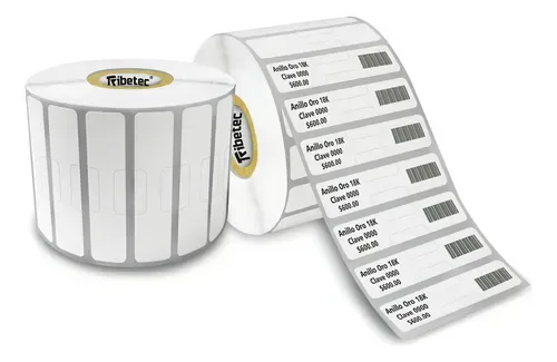 Etiqueta Joyería 56x13 Mm Térmico Plastificado